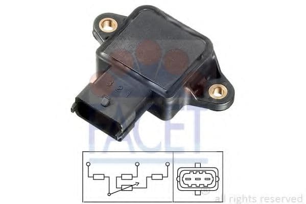 10.5086 Facet Датчик положення дросельної заслонки