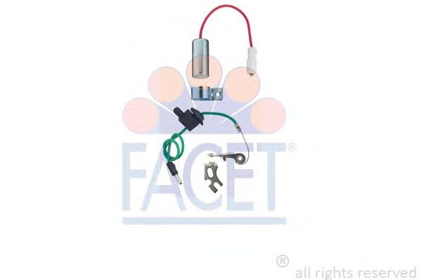 BT.0155 Facet Ремкомплект распределителя зажигания для Fiat Regata
