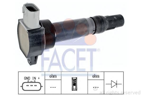 9.6405 Facet Котушка запалювання