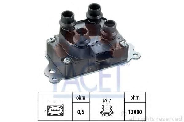 9.6264 Facet Котушка запалювання