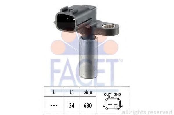 9.0276 Facet Датчик положення колінчастого вала