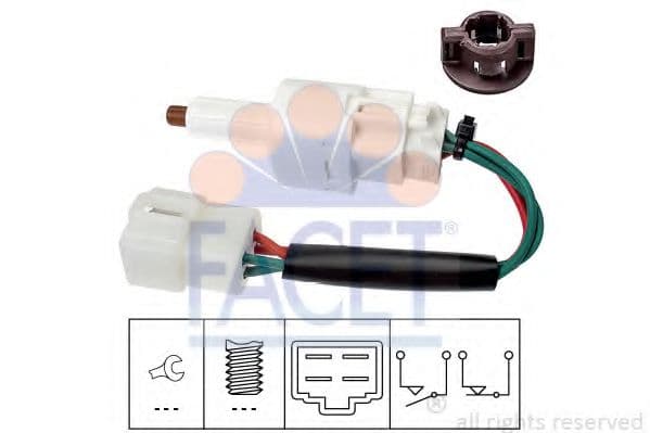 7.1273 Facet Вимикач стоп-сигналу