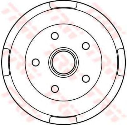 DB4132 TRW Гальмівний барабан