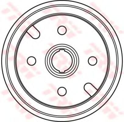 DB4390 TRW Тормозной барабан