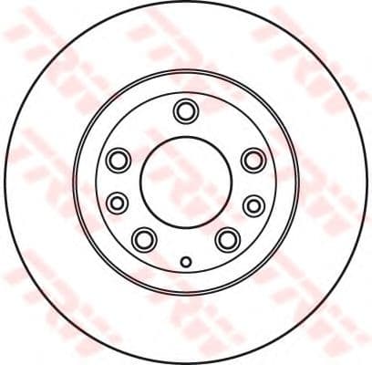 DF6115 TRW Тормозной диск для Mazda MX-5