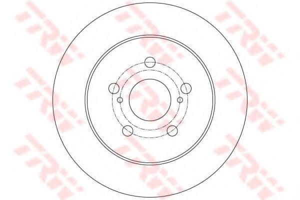 DF6145 TRW Гальмівний диск