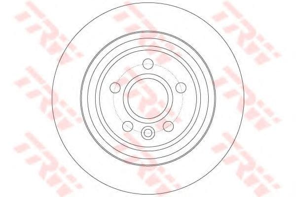 DF6187 TRW Гальмівний диск