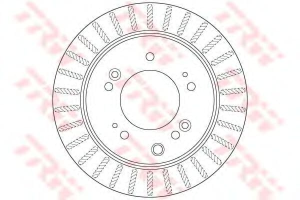 DF6191S TRW Гальмівний диск для Kia Sorento