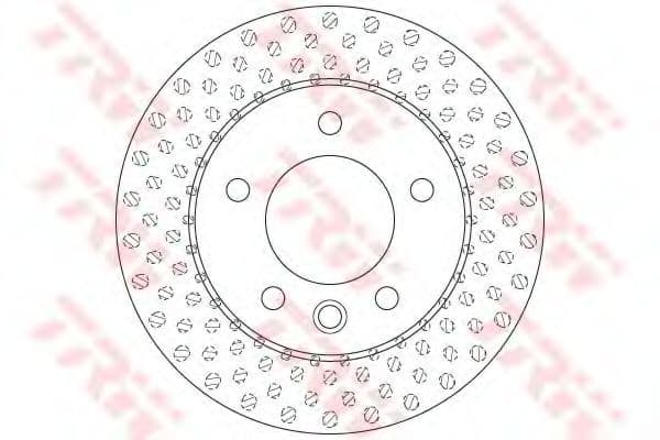 DF6194S TRW Гальмівний диск для Mercedes Sprinter