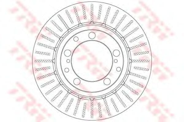 DF6336 TRW Тормозной диск