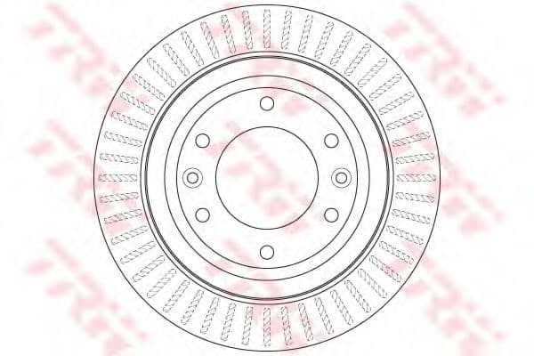 DF6350 TRW Гальмівний диск для Hyundai H-1