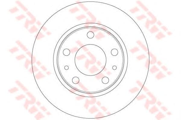 DF6412 TRW Тормозной диск для Iveco Daily III