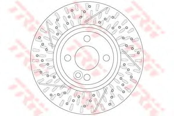DF6422 TRW Тормозной диск