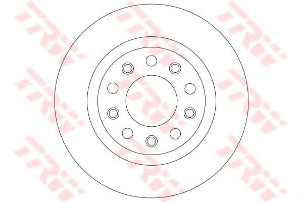 DF8070 TRW Гальмівний диск для Alfa Romeo Giulietta