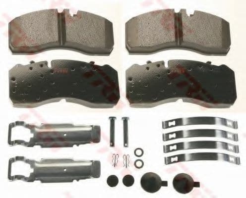 GDB5072 TRW Тормозные колодки