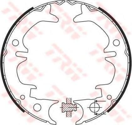 GS8430 TRW Колодки ручника