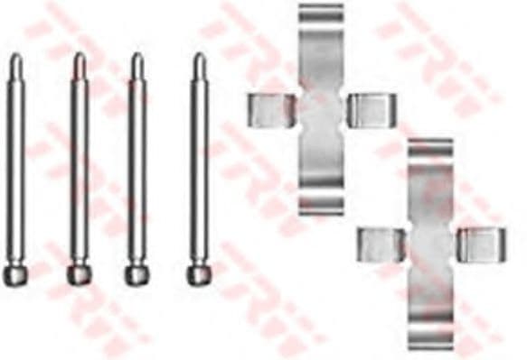 PFK198 TRW Компоненти дискових гальмівних колодок для Opel Senator