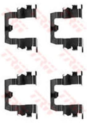 PFK273 TRW Компоненти дискових гальмівних колодок для Mazda 626