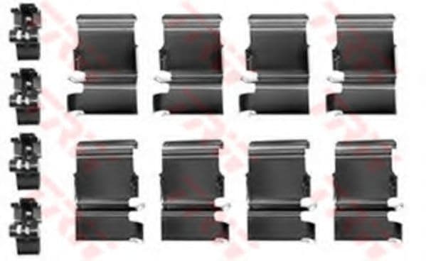 PFK374 TRW Компоненти дискових гальмівних колодок для Toyota Land Cruiser