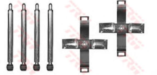 PFK387 TRW Компоненти дискових гальмівних колодок для Opel Omega