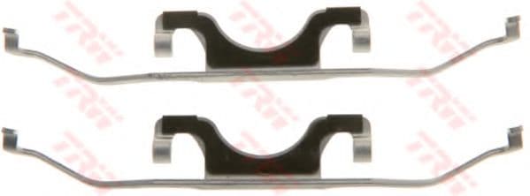 PFK555 TRW Компоненти дискових гальмівних колодок для BMW 5 Series