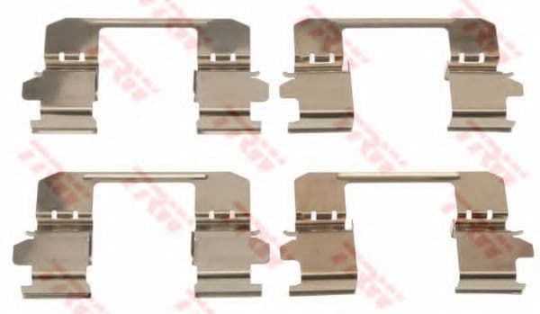 PFK667 TRW Компоненти дискових гальмівних колодок для Isuzu D-Max