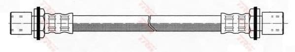 PHA205 TRW Гальмівний шланг