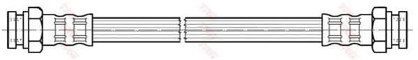 PHA349 TRW Гальмівний шланг