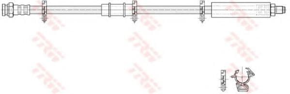 PHB190 TRW Гальмівний шланг