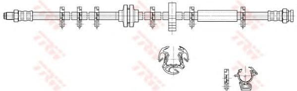 PHB290 TRW Гальмівний шланг