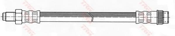 PHB407 TRW Гальмівний шланг для Renault 19