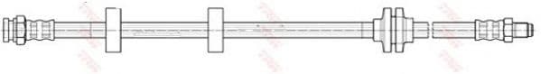 PHB452 TRW Гальмівний шланг