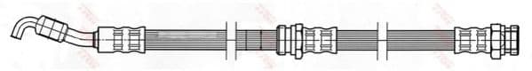PHD445 TRW Тормозной шланг