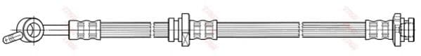 PHD517 TRW Гальмівний шланг