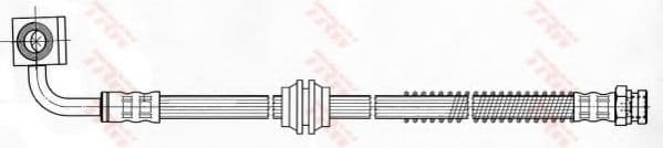 PHD631 TRW Гальмівний шланг для Kia Carnival