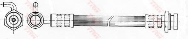 PHD647 TRW Гальмівний шланг для Mazda MX-5