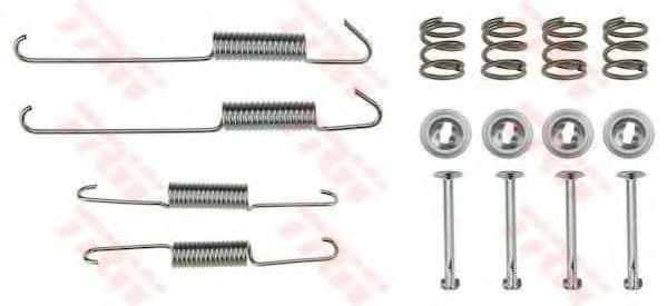 SFK415 TRW Монтажный комплект барабанных тормозных колодок