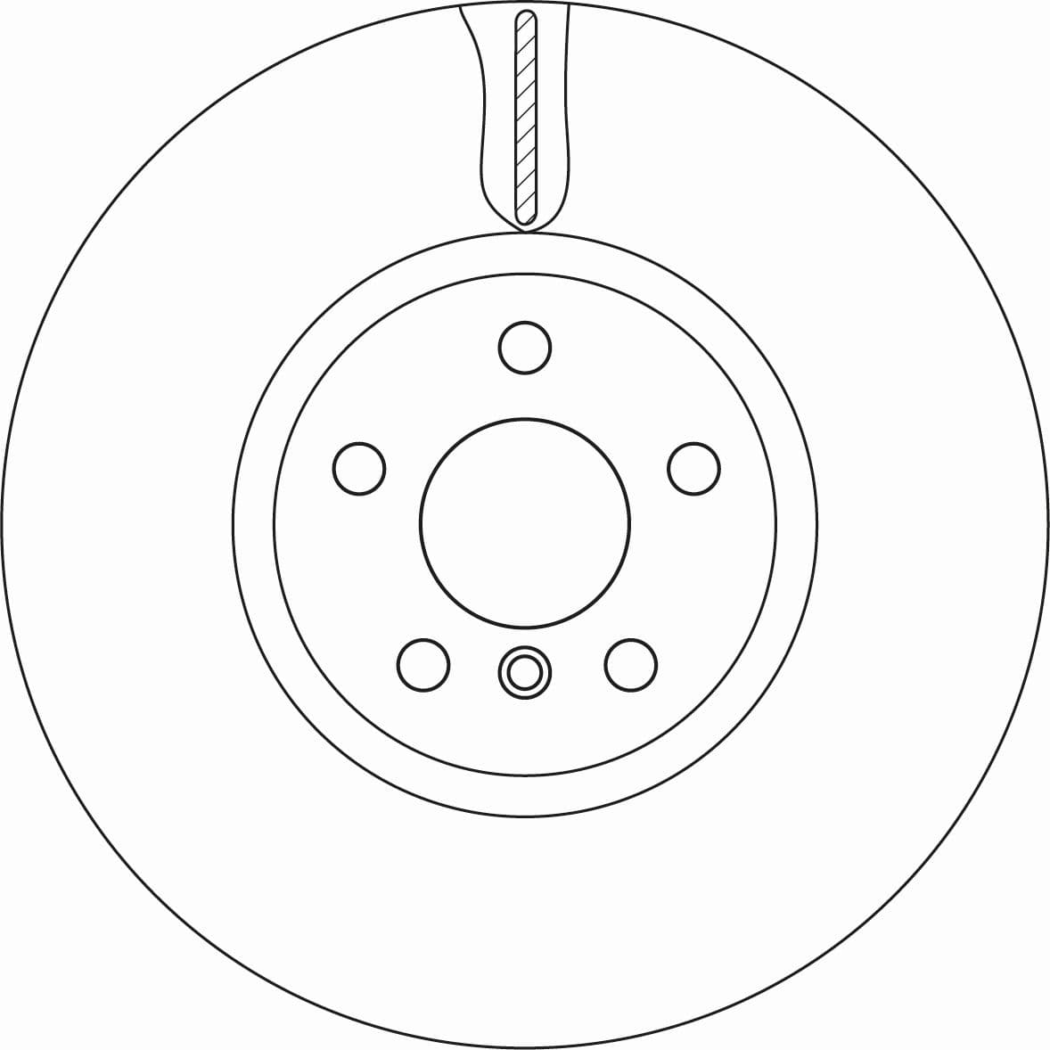 df6845s TRW Гальмівний диск
