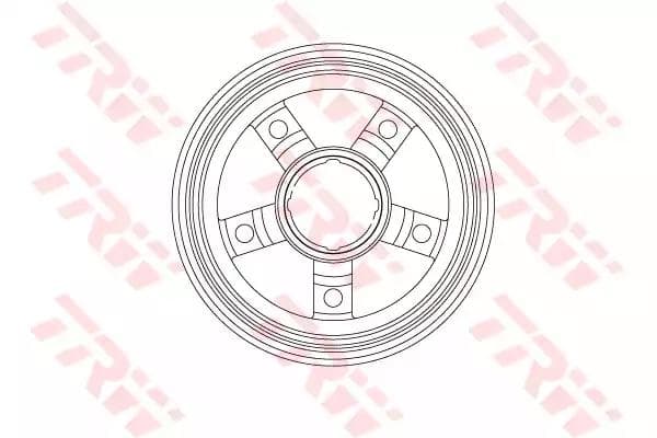 DB4449 TRW Гальмівний барабан