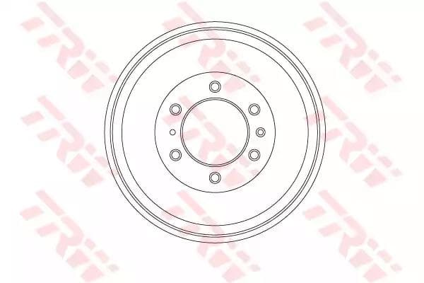 DB4452 TRW Гальмівний барабан для Isuzu D-Max