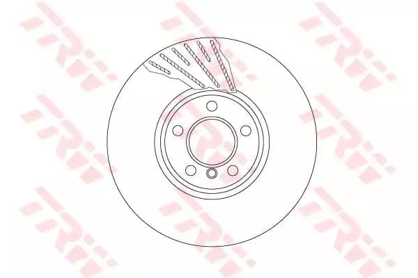 DF6612S TRW Тормозной диск