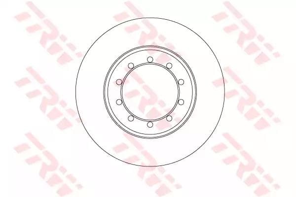 DF6711 TRW Гальмівний диск для Ford Transit
