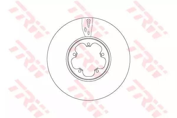 DF6752S TRW Гальмівний диск