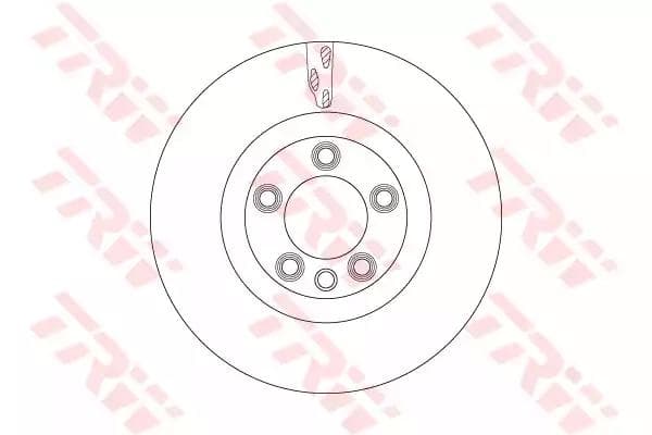 DF6772S TRW Гальмівний диск