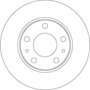 DF6287 TRW Тормозной диск для Iveco Daily III