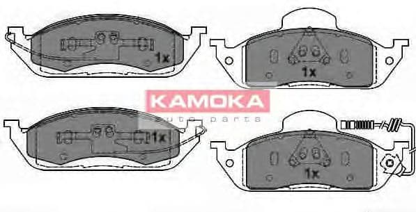 JQ1012800 Kamoka Гальмівні колодки для Mercedes M-Class