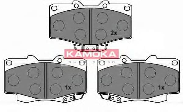 JQ1013704 Kamoka Тормозные колодки