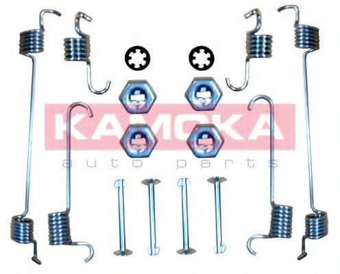 1070041 Kamoka Монтажний комплект барабанних гальмівних колодок