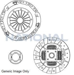 ck10418 National Комплект зчеплення