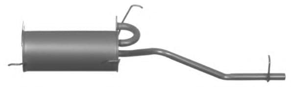 58.51.07 Imasaf Глушник вихлопних газів кінцевий для Daihatsu Hijet